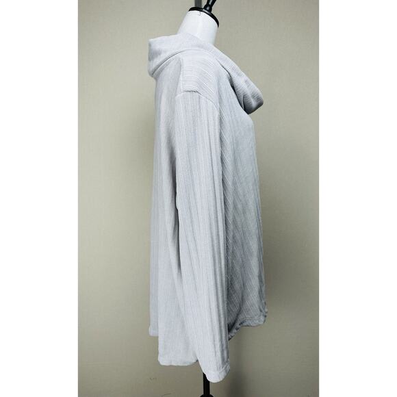 Ruby Rd. Women's Plus Sz. 3X Gray Sweater Cowl Neck Classic Lagenlook - Picture 4 of 13